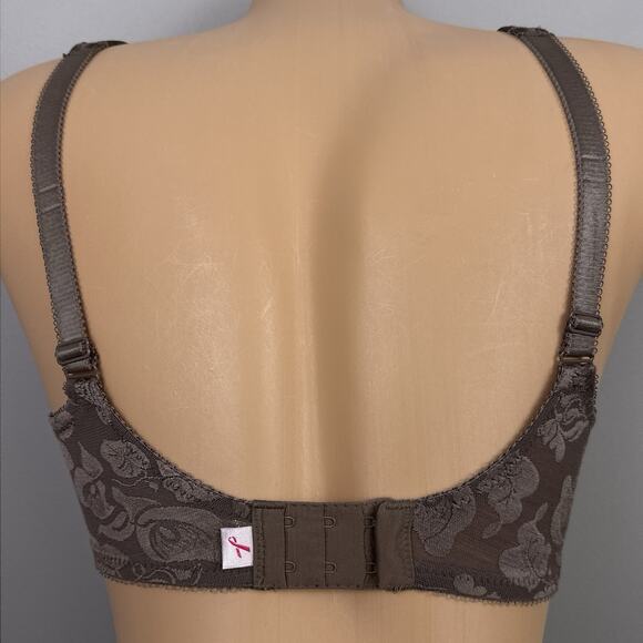 Wacoal Awareness Full Figure Seamless Underwire Bra 32D 85567 Taupe Brown New - Picture 4 of 7